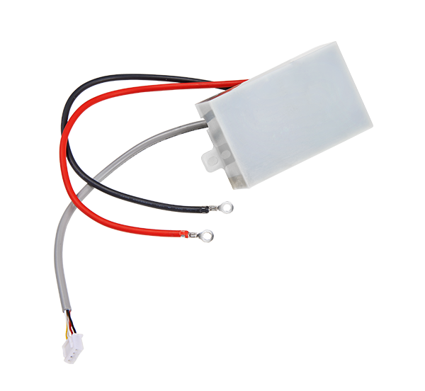 Electrostatic air cleaner with a high voltage source